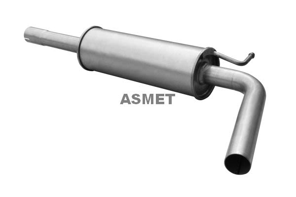 Silenciador central ASMET 21.060 para Volkswagen Polo V