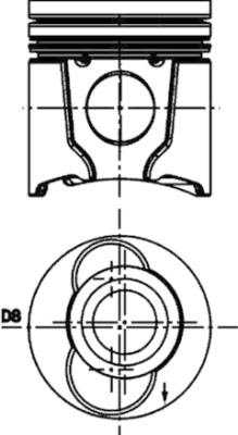 Pistón KOLBENSCHMIDT 99483600 para Valtra T