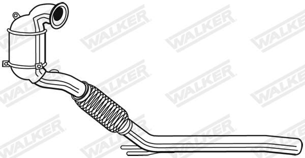 Catalizador WALKER 28569 para Volkswagen Golf VII