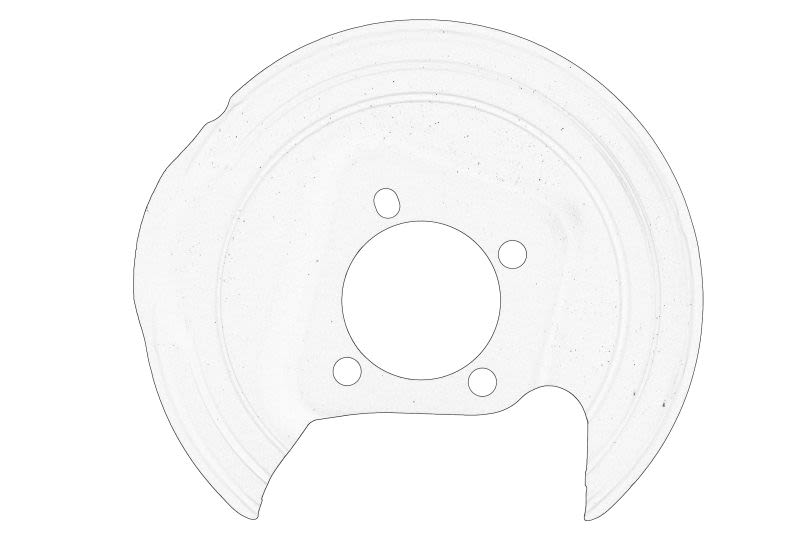 Protector de disco de freno OE PEUGEOT 9829261480 para Citroen C4 Picasso II