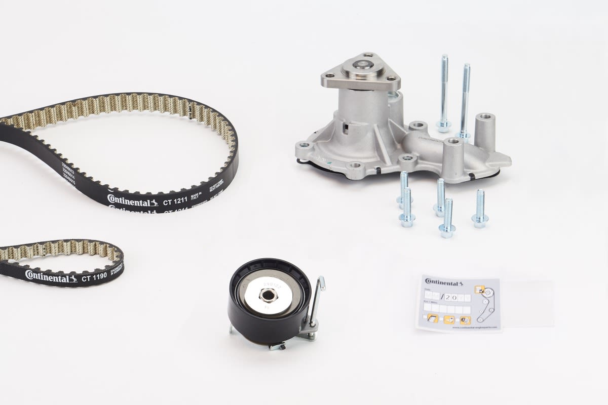 Kit de bomba de agua y correa de distribución CONTITECH CT1211WP2PRO para Ford Fiesta VI