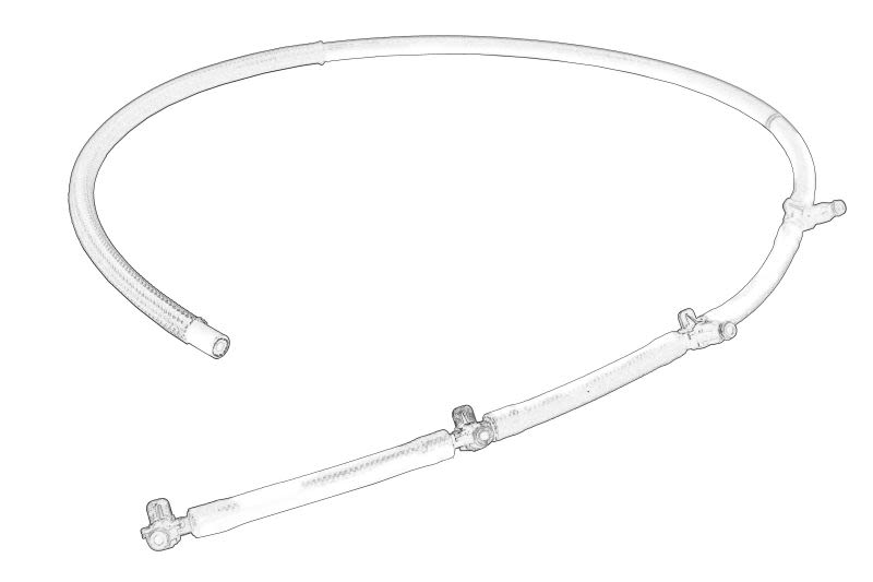 Juego de mangueras de retorno de combustible OE MERCEDES 651 070 01 32 para Mercedes-Benz Clase A (W176) 2012-2018