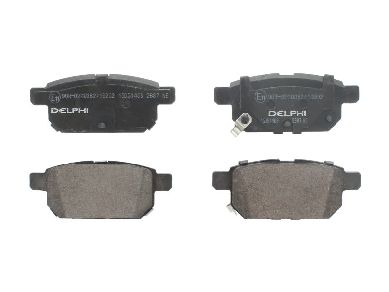 Pastillas de freno de disco DELPHI LP2687 para Suzuki Swift V