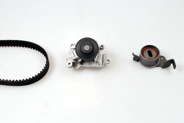 Kit de bomba de agua y correa de distribución HEPU PK77301 para Mitsubishi Carism