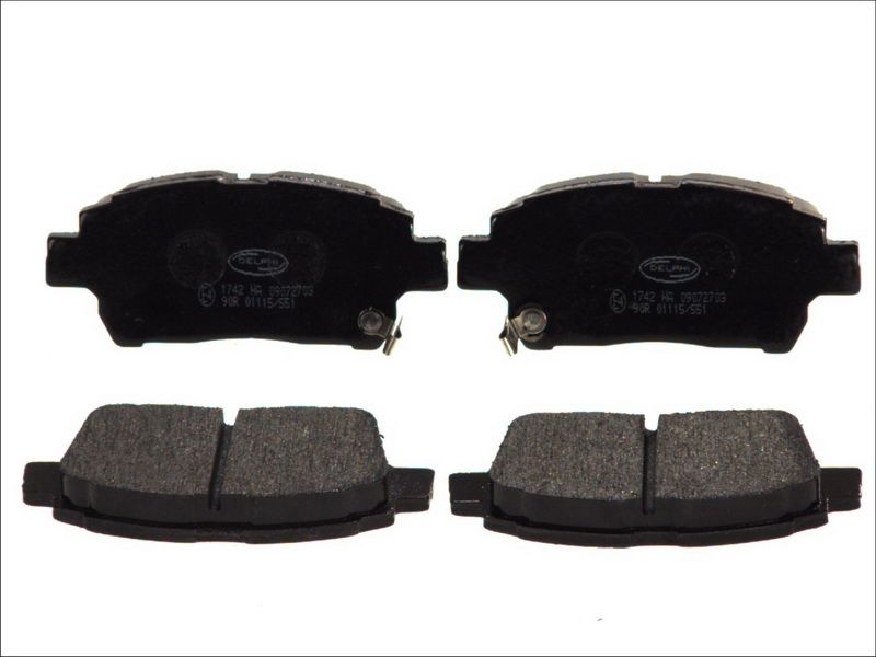 Pastillas de freno de disco DELPHI LP1742 para Toyota Coroll