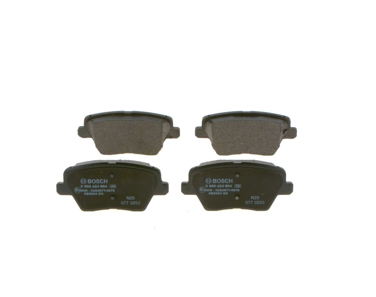 Pastillas de freno de disco BOSCH 0 986 424 864 para Hyundai I30
