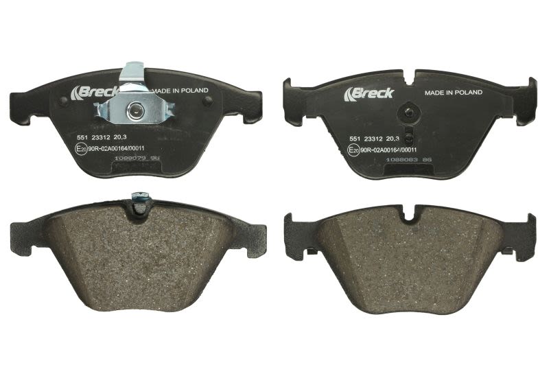 Pastillas de freno de disco BRECK 23312 00 551 20 para BMW Serie 3 (E90) 2004-2011