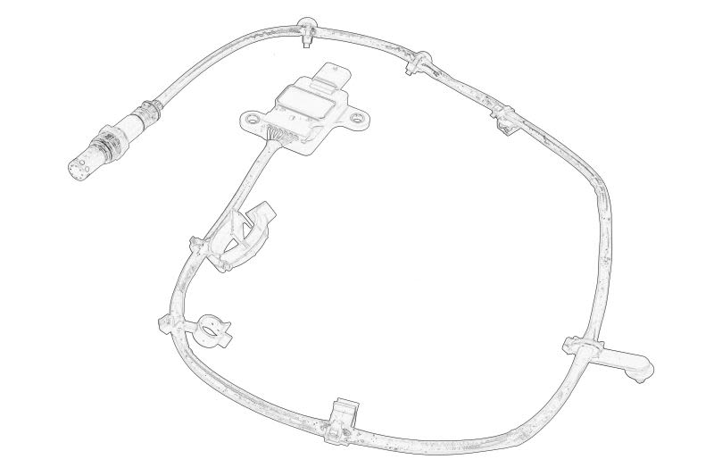 Sensor NOx de catalizador OE OPEL 55516786 para Opel Astra K