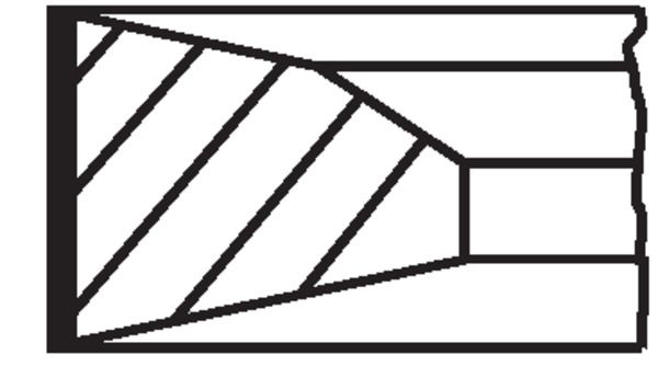 Juego de anillos de pistón MAHLE 061 RS 00113 0N0 para Scania K I
