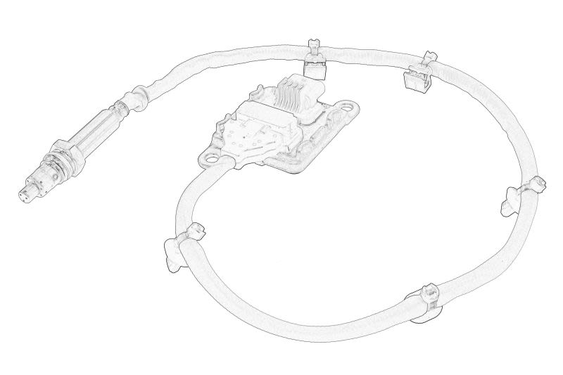 Sensor NOx de catalizador OE RENAULT 22 79 032 90R para Mercedes-Benz Citan (MPV)