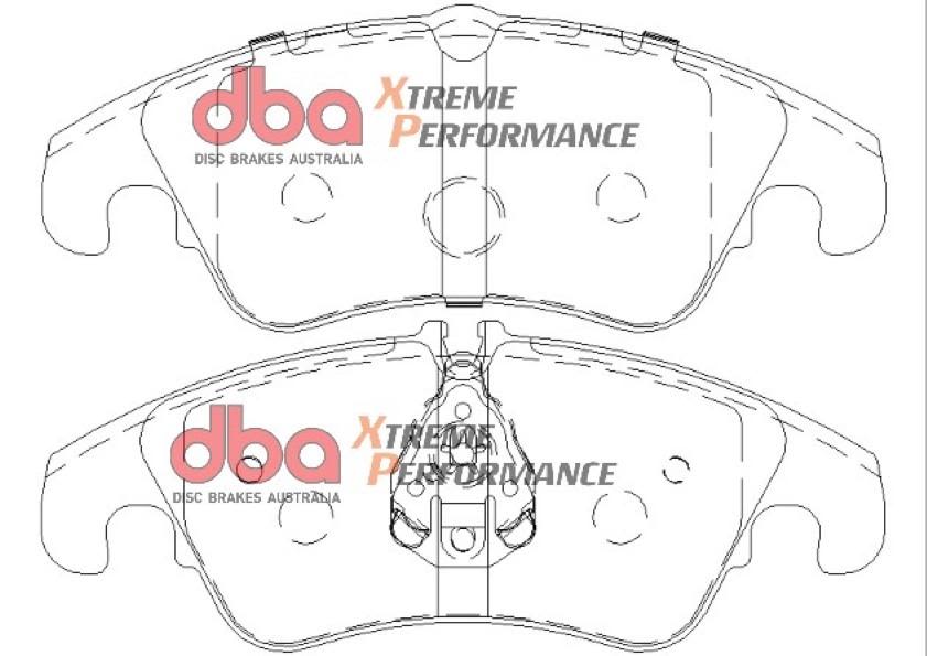 Pastillas de freno de disco DBA DB2186XP para Ford Focus II