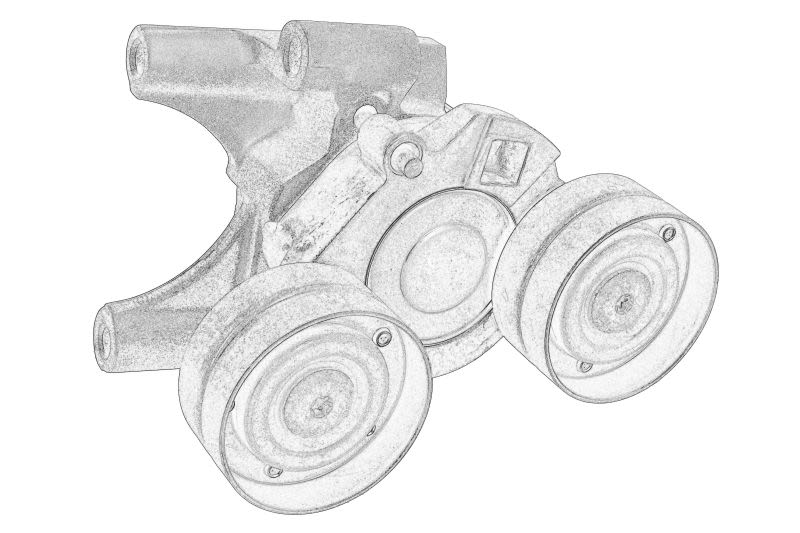 Palanca tensora de correa multicanal OE FORD 2735160 para Ford Range