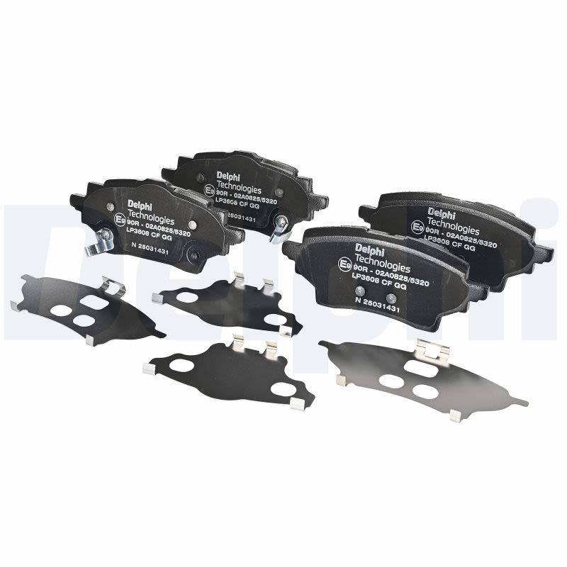 Pastillas de freno de disco DELPHI LP3608 para Toyota Yaris