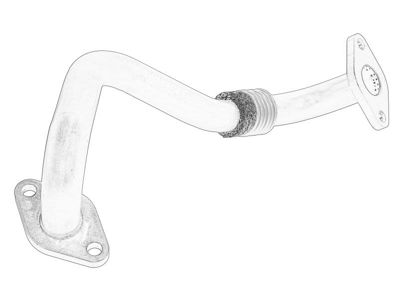 Tubería de válvula EGR OE VW 070 131 521AA para Volkswagen Transporter T5