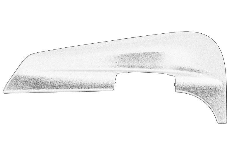 Cubierta de espejo lateral OE DB TRUCK 960 811 22 07 para Mercedes-Benz Actros MP4 / MP5