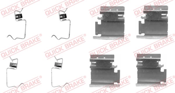 Kit de accesorios, pastilla de freno de disco QUICK BRAKE 109-1218