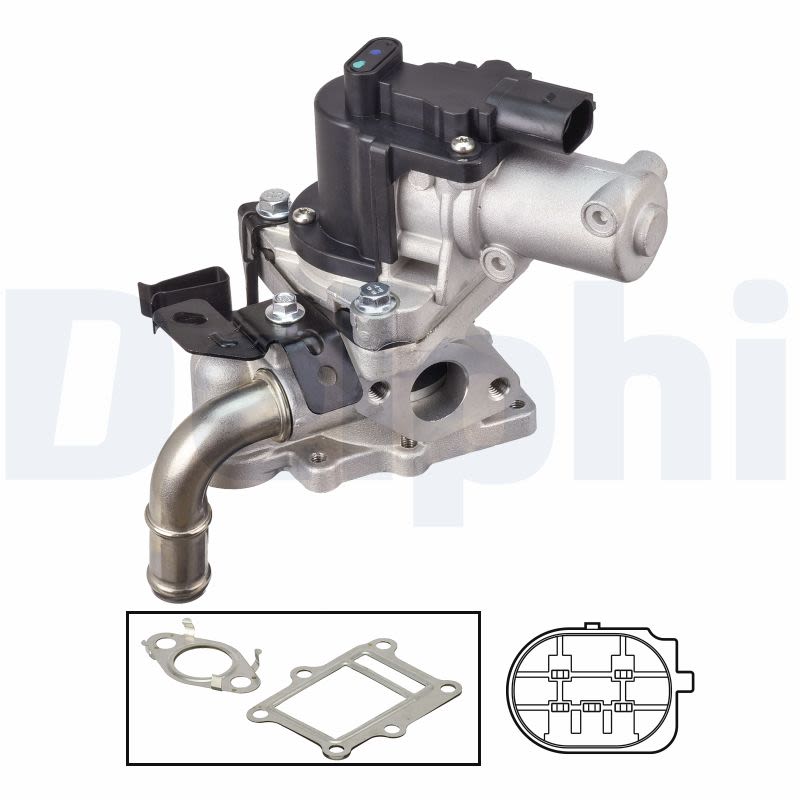 Válvula EGR DELPHI EG10613-12B1 para KIA Optim