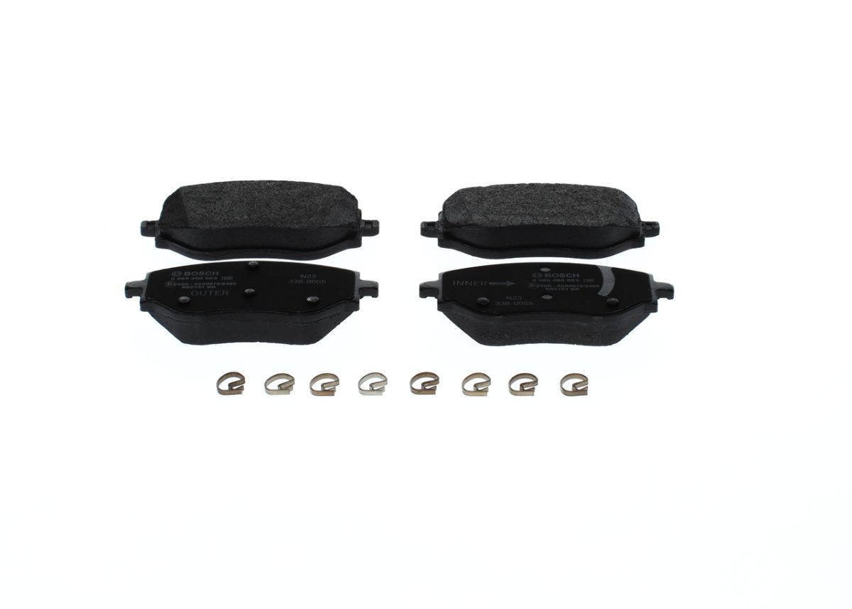 Pastillas de freno de disco BOSCH 0 986 460 063 para Renault Clio V