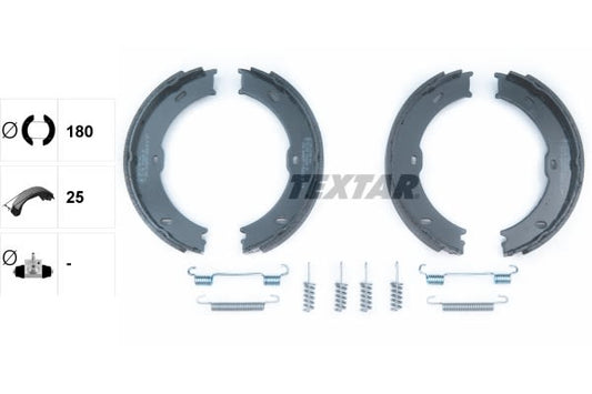 Balatas de freno de estacionamiento TEXTAR 91066800 para Mercedes-Benz Sprinter 3-T (B906) 2006-2020