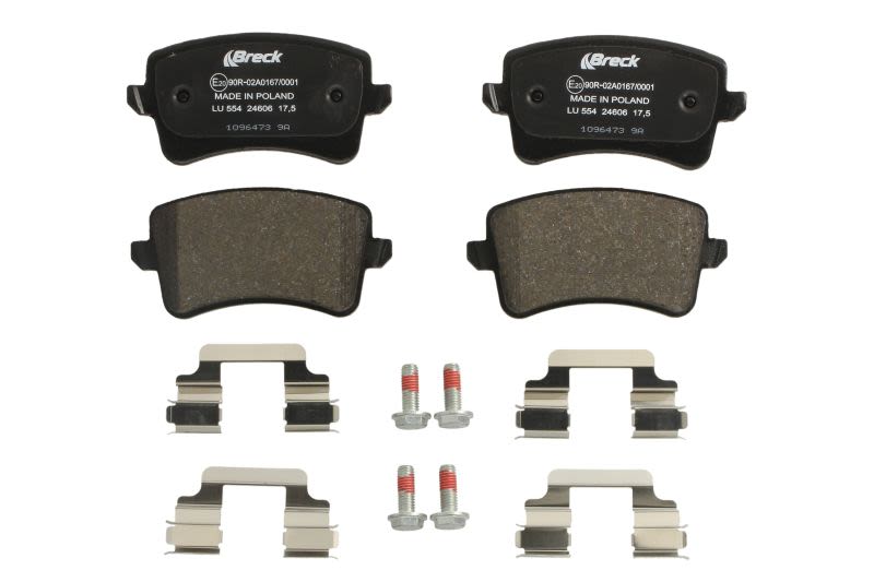 Pastillas de freno de disco BRECK 24606 00 554 00 para Volkswagen Golf V