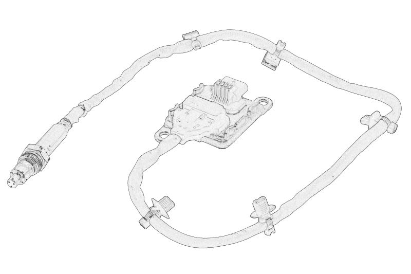 Sensor NOx de catalizador OE RENAULT 22 79 026 08R para Renault Clio V