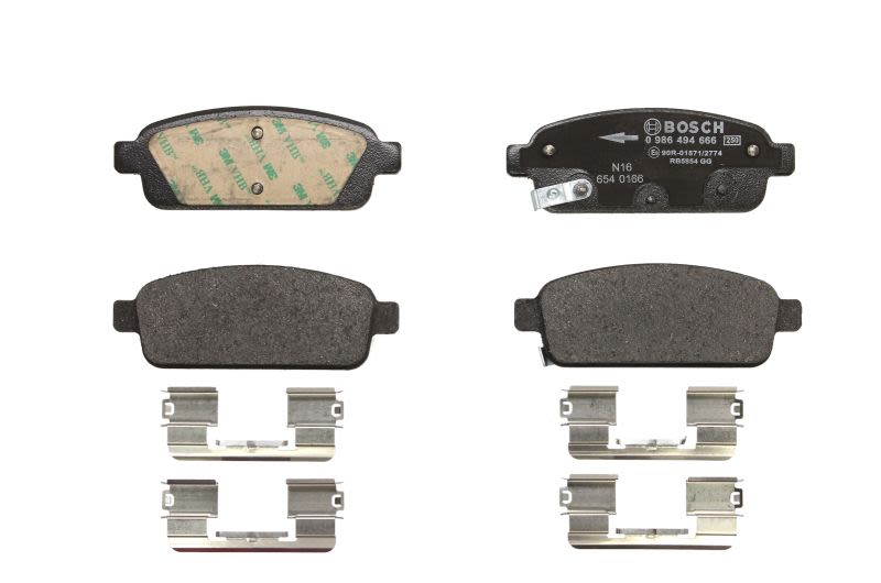 Pastillas de freno de disco BOSCH 0 986 494 666 para Opel Astra J