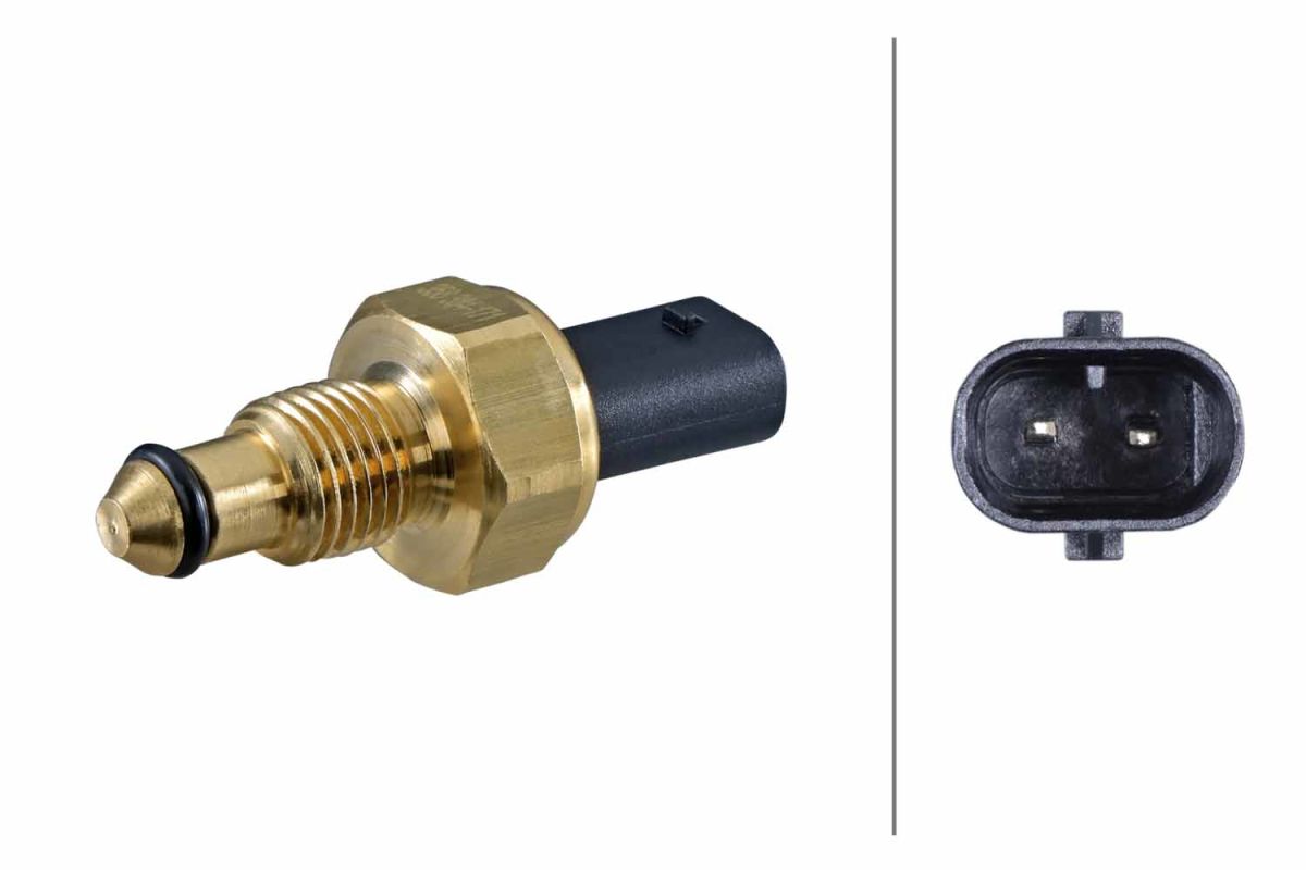 Sensor de temperatura de combustible HELLA 6PT 358 384-171 para Mercedes-Benz Clase A (W176) 2012-2018