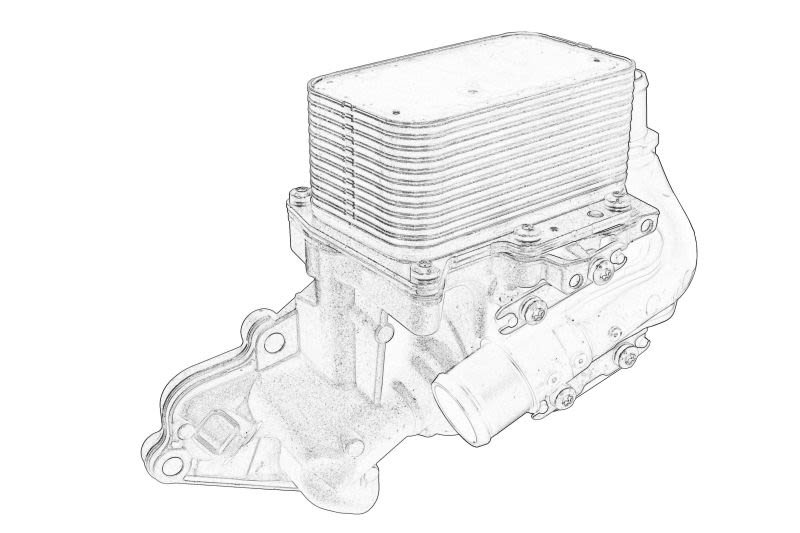 Módulo de filtro de aceite OE RENAULT 82 01 005 241 para Renault Alaskan