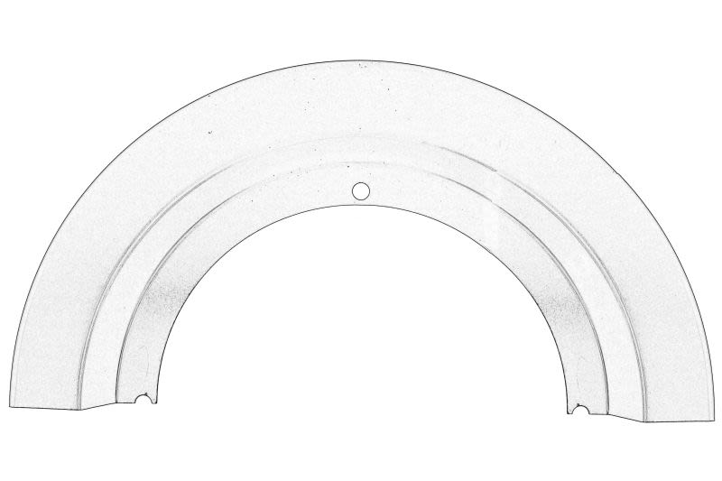 Tapa de tambor de freno OE DB TRUCK 346 421 25 20