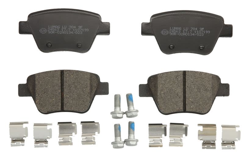 Pastillas de freno de disco BRECK 24563 00 704 00 para Volkswagen Golf VI
