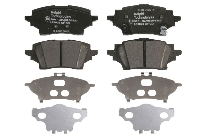 Pastillas de freno de disco DELPHI LP3608 para Toyota Yaris