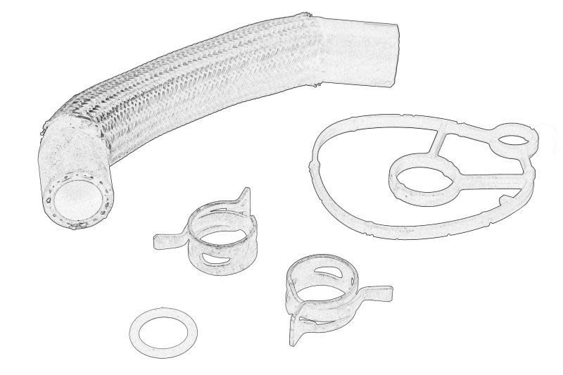 Tubería del radiador de aceite OE PEUGEOT 9807439480 para Citroen C4 II