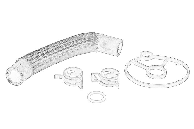 Tubería del radiador de aceite OE FORD 1876563 para Ford Mondeo V