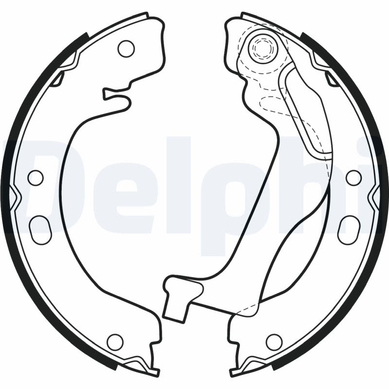 Juego de balatas de freno DELPHI LS2003 para Toyota Coroll