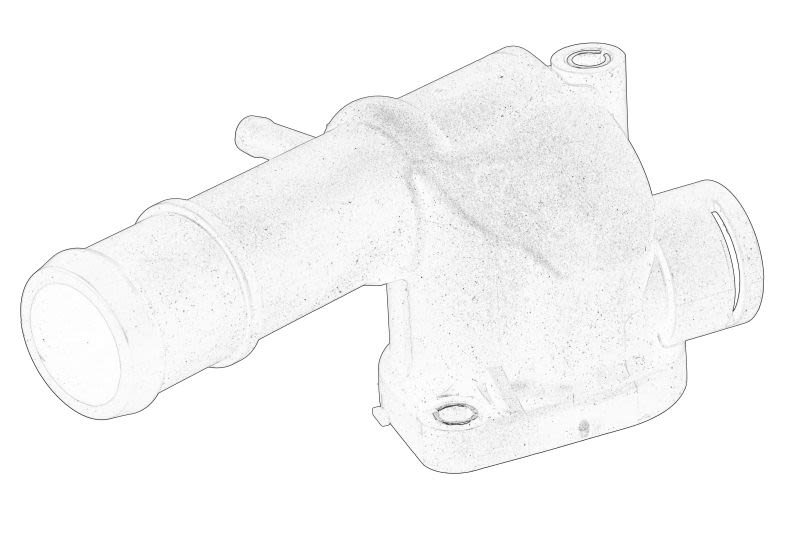 Brida de refrigerante OE VW 03L 121 132AC para Audi A4 B8