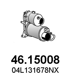 Catalizador ASSO MARMITTE SRL 46.15008 para Audi A3