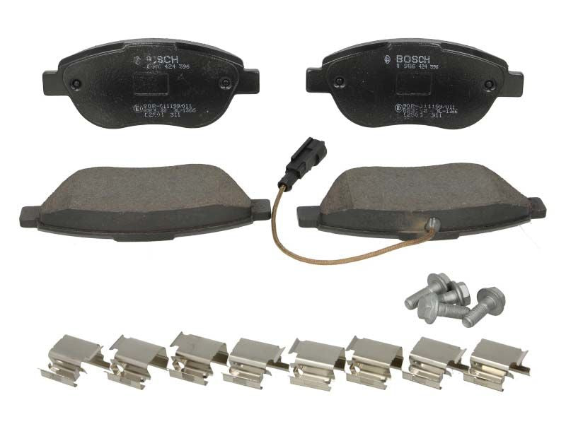 Pastillas de freno de disco BOSCH 0 986 424 596 para Fiat Punto EVO