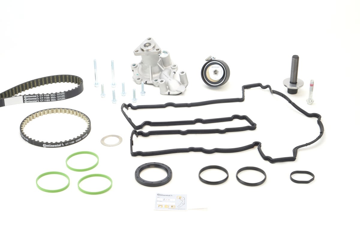 Kit de bomba de agua y correa de distribución CONTITECH CT1189WP3PRO para Ford Fiesta VI