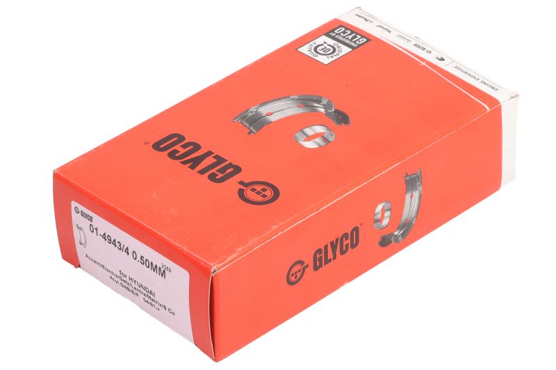 Juego de metales de biela GLYCO 01-4943/4 0.50MM para KIA RIO II 1.3/1.5/1.6
