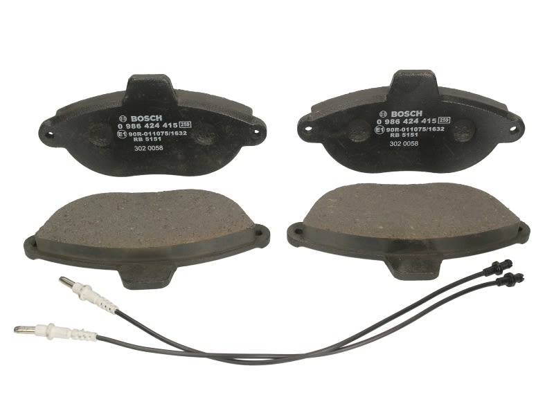 Pastillas de freno de disco BOSCH 0 986 424 415 para Peugeot 806