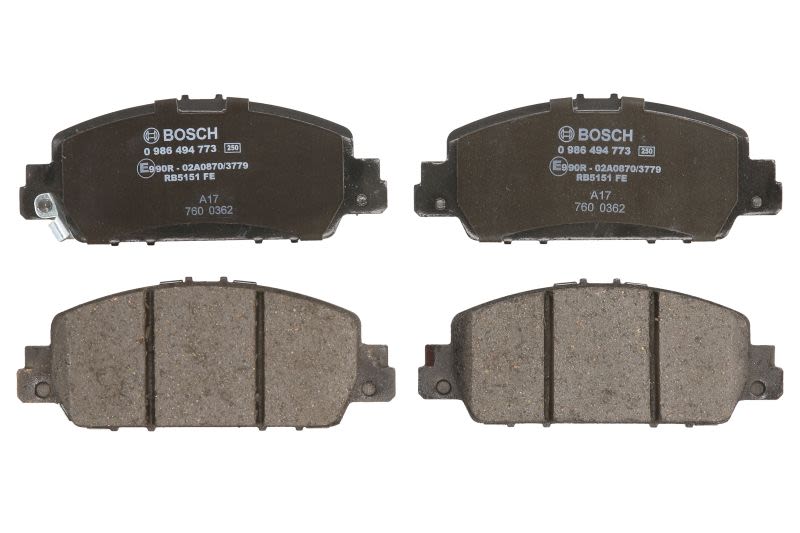 Pastillas de freno de disco BOSCH 0 986 494 773 para Honda Accord IX
