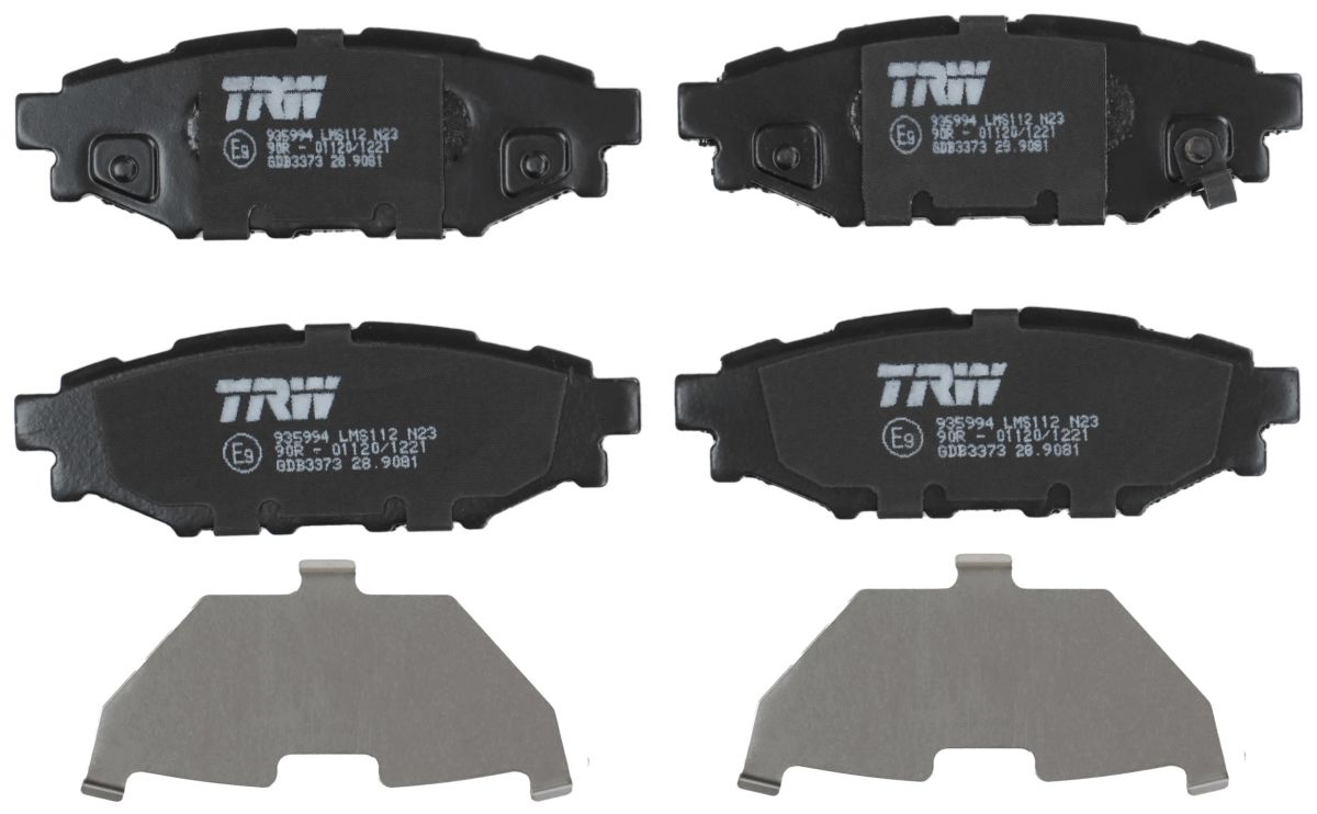 Pastillas de freno de disco TRW GDB3373 para Subaru Imprez
