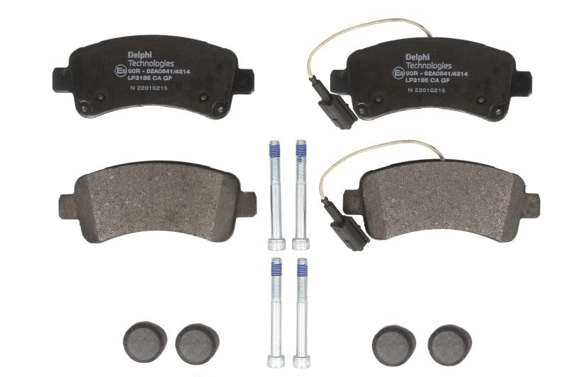 Pastillas de freno de disco DELPHI LP3185 para Peugeot Boxe