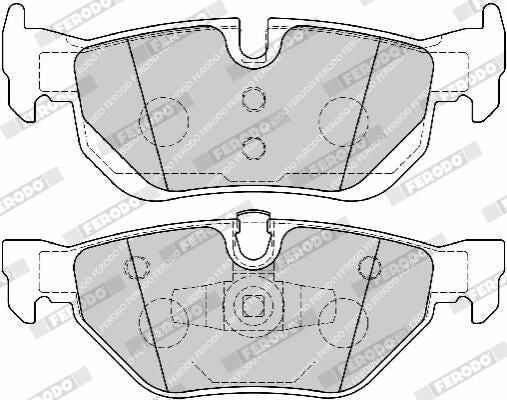 Pastillas de freno de disco FERODO FDB1807 para BMW Serie 1 (E81) 2006-2011
