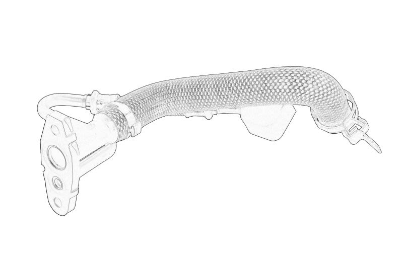 Línea de aceite de turbocompresor OE RENAULT 15 19 256 39R para Renault Alaskan