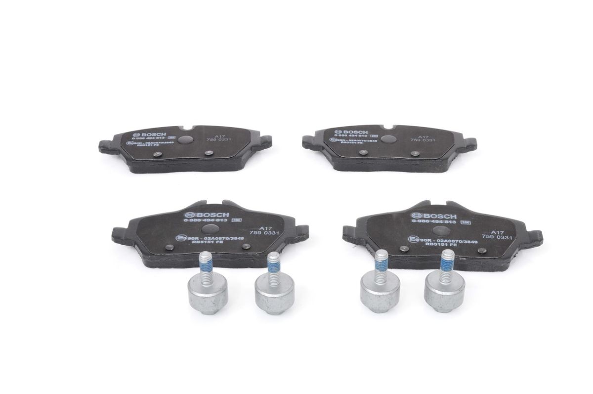 Pastillas de freno de disco BOSCH 0 986 494 813 para BMW I3 (I01) 0.65H/0.6H/Electric