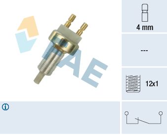 Interruptor de luz de freno FAE 25030 para Mercedes-Benz Clase S (C126) 1980-1991