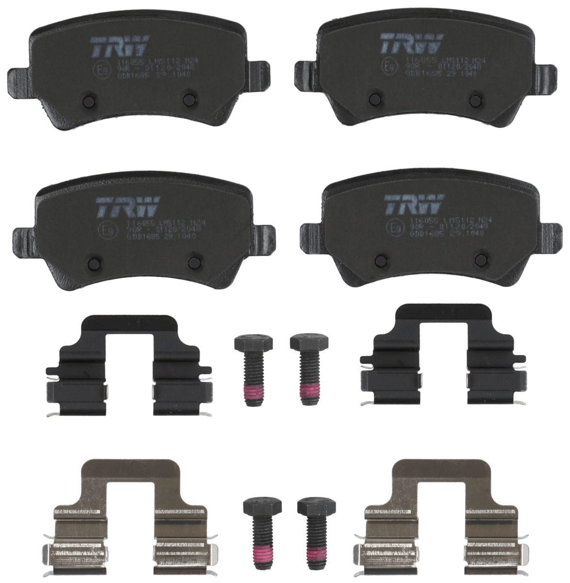 Pastillas de freno de disco TRW GDB1685 para Volvo S60 II