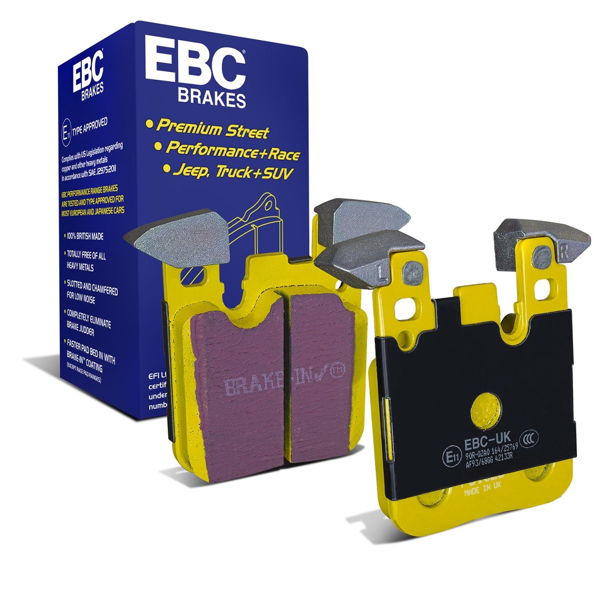 Pastillas de freno de disco EBC BRAKES DP42133R para BMW Serie 1 (F20) 2011-2019