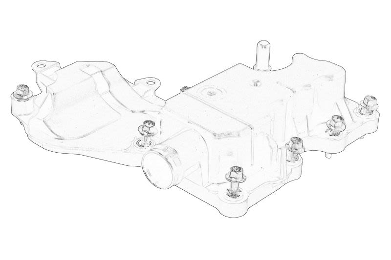 Separador de aceite de ventilación del cárter OE FORD 2266326 para Ford Focus III